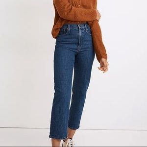 Madewell The Perfect Vintage Straight Crop Jean